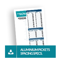 Aluminium Pickets Specs